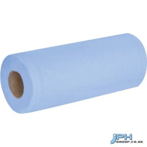 10'' 3 PLY BLUE WIPER ROLLS  X24