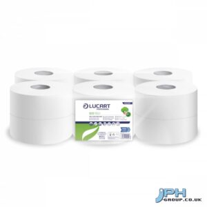 MINI JUMBO TOILET ROLL 2.25 CORE X 12 ROLLS
