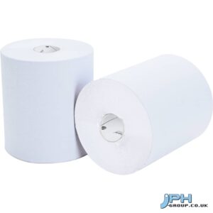 NORTH SHORE IMPRESSIONS 3426 WHITE HAND TOWEL X 6 ROLLS