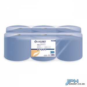 1 PLY BLUE CENTRE FEED HAND TOWEL 175 X 300