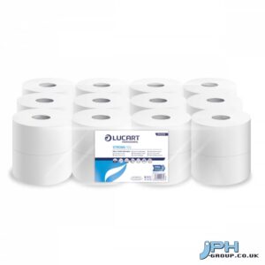 2PLY WHITE LUXURY CENTRE PULL VERSA TWIN TOILET ROLL 86mm x24 ROLLS