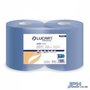 2 PLY WIPING ROLL BLUE X 2